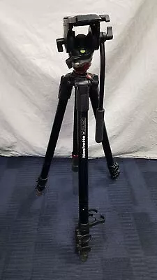 Manfrotto 755xb Tripod + 701RC2 Mini Fluid Head (NO PLATE) • £149.99