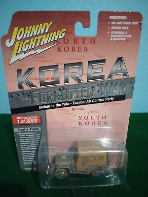 Johnny Lightning 1/64 Jeep - Willys Military Korea 1945 - Military Green • $14.99