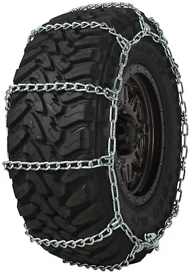 $209.99 • Buy Quality Chain 3828 Wide Base Non-Cam 7mm V-Bar Link Tire Chains Snow SUV Truck
