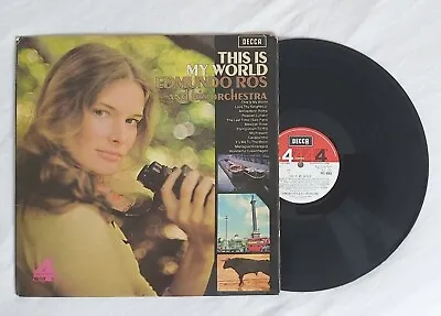 12 Inch Vinyl Record Album LP Of Edmundo Ros & His Orchestra  This Is My World   • £19.95