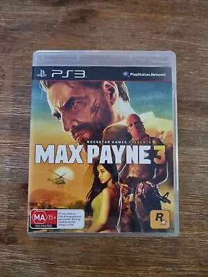 Max Payne 3 - Sony PlayStation 3 PS3 Game - PAL - With Manual & Free Post • $14.50