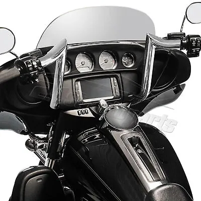 12  Pre Wired Ape Hangers Chrome Handlebar For Harley Electra Street Glide 14-23 • $237.49