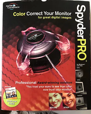 Pantone SpyderPro Advanced Display Monitor Calibration System PC/Mac • $35