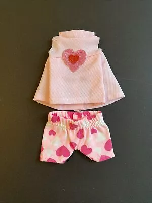 12  13” Inch Doll Clothes Baby Alive Valentine’s Heart Outfit • $6.50