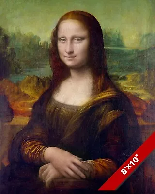 Mona Lisa By Leonardo Da Vinci W Accurate Skin Color Painting Art Print Canvas • $14.99