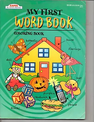 My First Word Book Coloring Book • $6.96