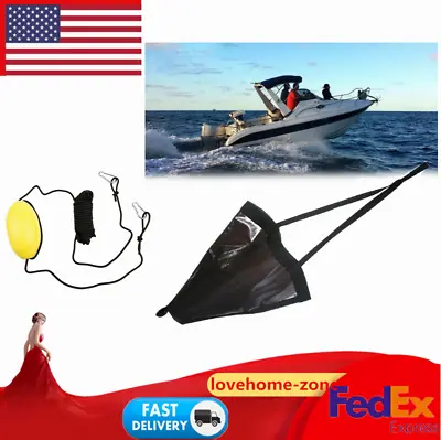 $62.79 • Buy 53  PVC Sea Anchor Sea Brake System Trolling Drift Sock Float Buoy Brake Drogue