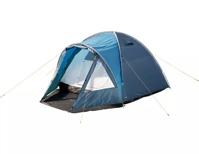 Halfords 4 Person Double Skin Dome Tent  Hiking Backpack Outdoor Activities  • £34.99