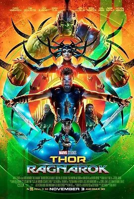 Marvel Wall Print Poster Wall Decor Film Thor: Ragnarok Movie Promo Sci-fi Gift • $10.99