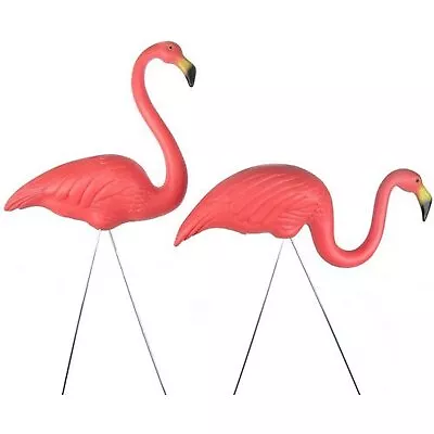 Union 62360 Original Featherstone Pink Flamingo Yard Lawn Ornaments 38  -Set • $32.87