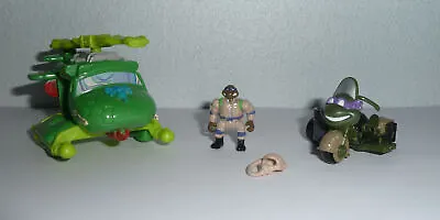 1995 TMNT Turtles Mini-Mutant Mutant Military Combo Playset - Complete • £44.99