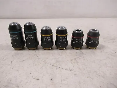 Lot Of 6 K-A-V Microscope Objective Lenses 40x 10x And 4x  • $149.95