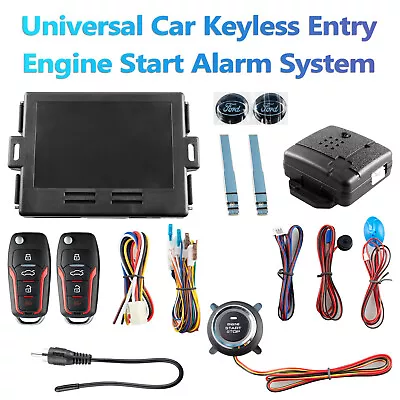 Car Keyless Entry Engine Start/Stop Button Remote Starter Security Alarm System • $59.97