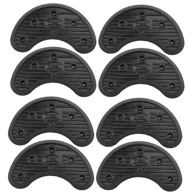 £5.81 • Buy 4 Pair Of Rubber Heel Plates For Shoes & Boots DIY Repair Supplies