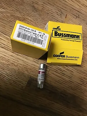 1 Pcs Cooper Bussmann Dmm-b-44-100-r Dmmb44/100r Fast Acting Fuse 1000 Vac/dc • $4.64