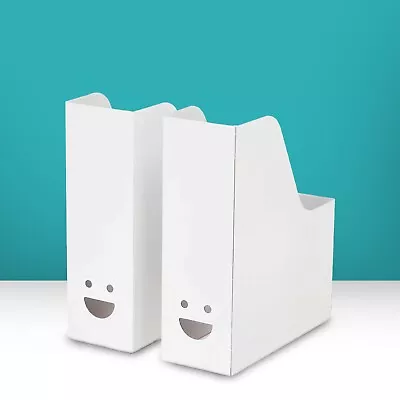 Ikea TJABBA Magazine Office File Organiser Holder Paper Storage Folder [2 Set] • £9.99