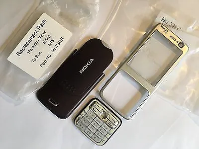 $38.50 • Buy Nokia N73 Housing Replacement Parts - Complete Set. Brand New In Sealed Package.