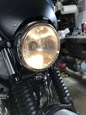 Moto Guzzi V7 Headlight Protector Guard Personalised And Made To Order. • $23.63