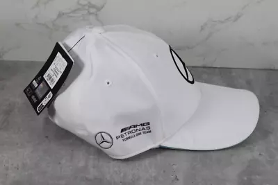 AMG Mercedes Petronas F1 Baseball Cap - White - One Size - New With Tags • £22.99