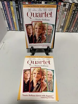 Quartet Dustin Hoffman DVD 2013 NEW W/ Slipcover Maggie Smith Buy 3 Get It Free • $7.99