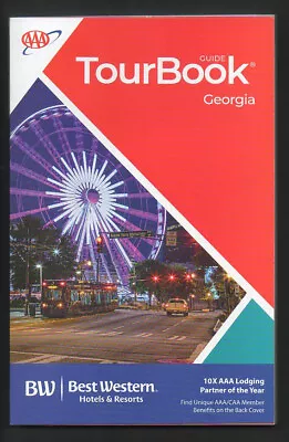 2020 AAA Georgia TourBook Hotels Restaurants Attractions ++ New! • $3.95