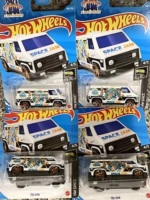 Hot Wheels 70s Van Space Jam Legacy Lot Of 4 • $5.99