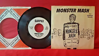 Bobby (Boris) Pickett  Monster Mash  1962 45 W/sleeve In Solid EXC Condition. • $50