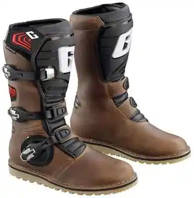 Gaerne Balance Oiled Brown Trials Boots Adult Motorcycle Trial Boots Off Road • $341.05