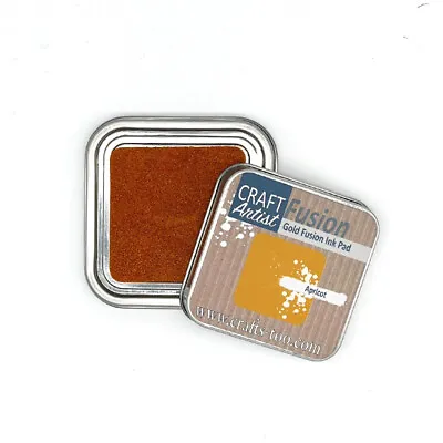 £8.25 • Buy CRAFT ARTIST Mix Of Pigment + Dye GOLD FUSION Ink Pads 5 X 5cm CAT