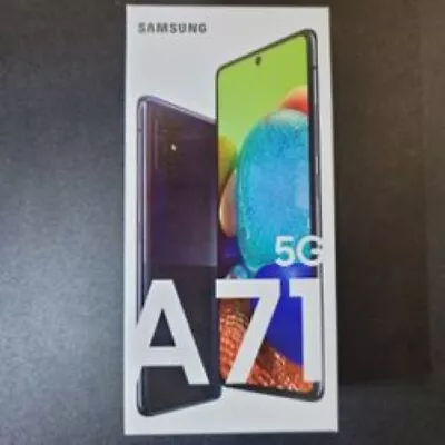 NEW Samsung Galaxy A71 5G 128GB Unlocked With Box And Accessories BLACK • £184.99