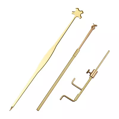 Brass Violin Sound Post Tools Kit With Gauge Measurer Retriever Clip Setter R5Y6 • $16.22