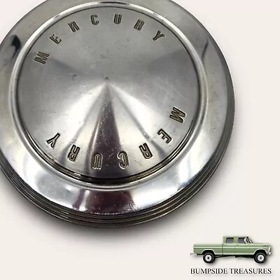 OEM Ford Mercury 1960's Stainless Steel Hub Cap 15  Wheel 10 1/2  Diameter • $40