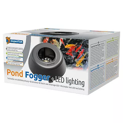 Superfish Pond Fogger Mister LED Lighting Illumination Fog Mist Garden Fish Koi • £37.90