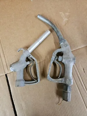 2 Vintage Gas Pump Nozzles Ebw Oil Station • $89