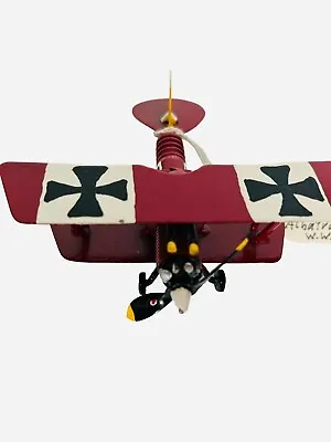 Manfred Von Richthofen Albatros D III German Fighter Plane Diecast WWI 4  Signed • $24.99