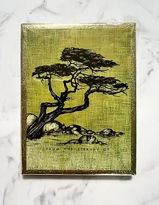 Vintage Antioch Bookplate Company Monterey Cypress Tree Set Of 50 Bookplates NIP • $24.95