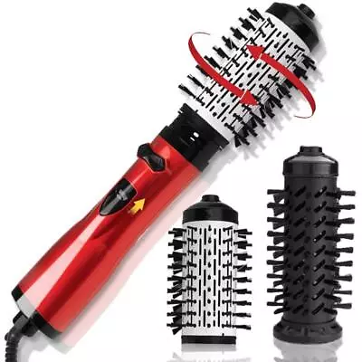 Rotating Hair Dryer Brush Electric Blow Drier Comb Hot Air Straightener Curler • $44.59