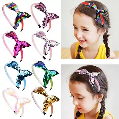 £2.77 • Buy Mermaid Sequins Hair Band Hair Accessories Children's Headband Headwear