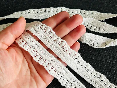 Vintage Guipure Lace 1  Wide Edging Sewing Dressmaking Trim Cotton Cream Ivory • £2.50