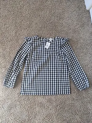 J.Crew Women's Gingham Shirt Long Sleeve Granny Core Size XXS • $15