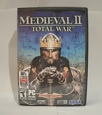 Medieval II Total War PC CD-ROM (2 Disc 2006) W/ Manual And Poster • $4