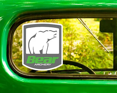 BEAR ARCHERY DECALs 2 Stickers Bogo For Car Window Bumper Laptop Truck Rv • $3.95