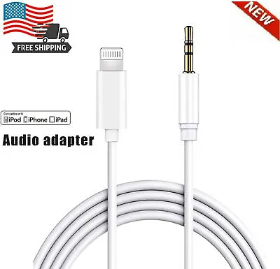 $5.99 • Buy USB To 3.5mm Jack Male Audio AUX Cord Cable IPhone 14 13 12 11 Pro XS Max XR X 8