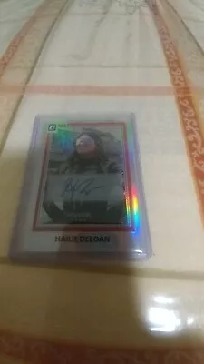 2022 Donruss Racing Hailie Deegan Optic Signatures Holo #18/99 • $109.95