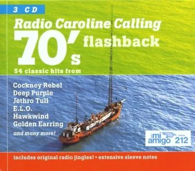 Various Artists - Radio Caroline Calling 70's Flash... - Various Artists CD 2BVG • £4.30