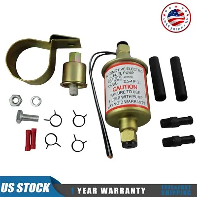NEW E8016S Universal 12V Low Pressure Electric Fuel Pump With Installation Kit • $39.86