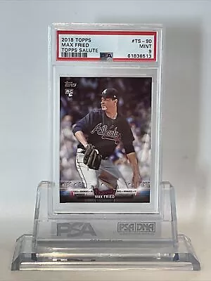 2018 Topps Topps Salute Max Fried Rookie Baseball Card #TS-90 PSA 9 • $19.95