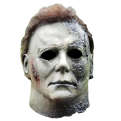 Michael Myers Full Mask Halloween Scary Kills Horror Movie Cosplay Costume Latex • $17.89