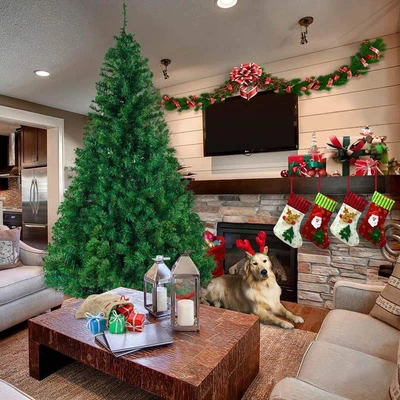 £25.99 • Buy Clearance 7/8Ft Bushy Large Christmas Tree Artificial Decoration Xmas Party Tree
