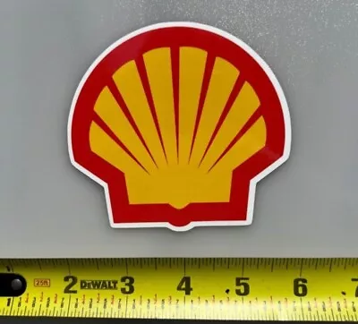 Shell Oil Gas Vintage Vinyl Sticker Racing Tool Box Oil Race Car Livery  • $4.50